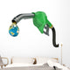 Earth Globe Drop Coming Wall Decal