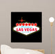 Las Vegas Sign Night Wall Decal