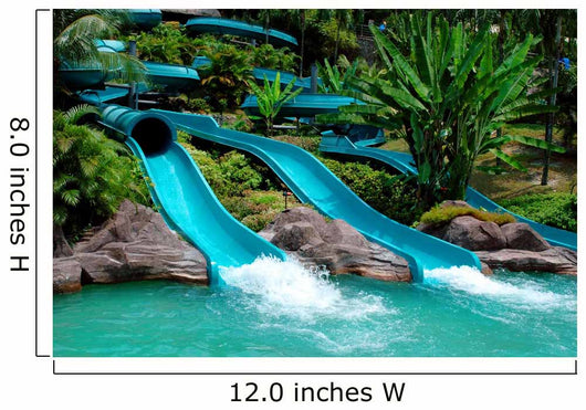 Water Slide Wall Decal