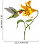 Colorful Tropical Bird and Flower Graphic Wall Decal