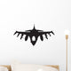 Fighter Jet Silhouette Wall Decal
