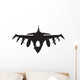 Fighter Jet Silhouette Wall Decal