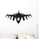 Fighter Jet Silhouette Wall Decal