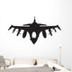 Fighter Jet Silhouette Wall Decal