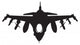 Fighter Jet Silhouette Wall Decal