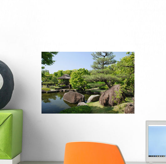 Japanese Himeji Gardens Wall Decal