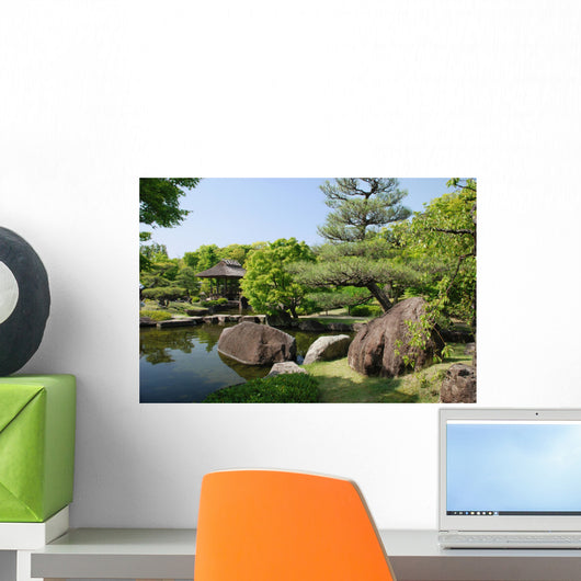 Japanese Himeji Gardens Wall Decal