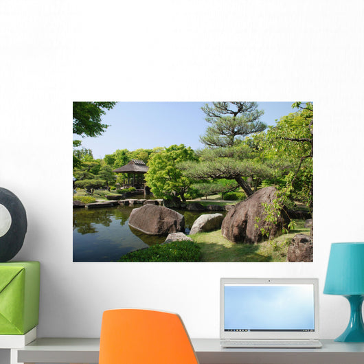 Japanese Himeji Gardens Wall Decal