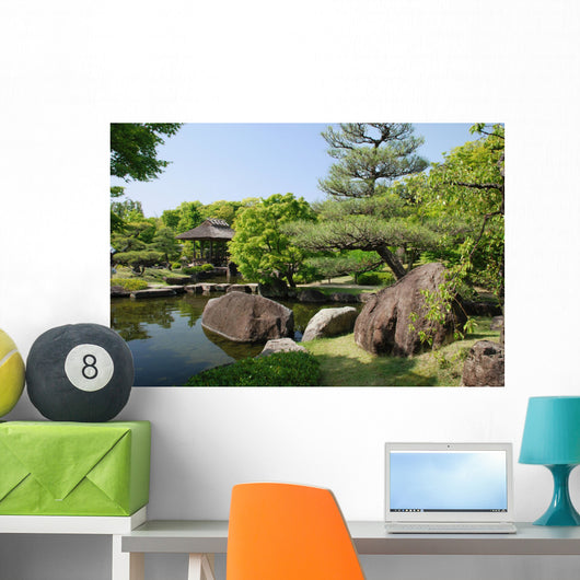 Japanese Himeji Gardens Wall Decal