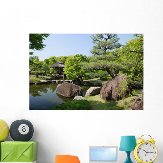 Japanese Himeji Gardens Wall Decal