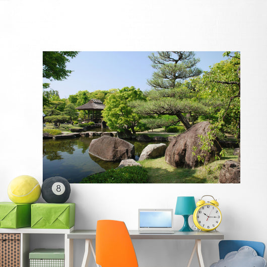 Japanese Himeji Gardens Wall Decal