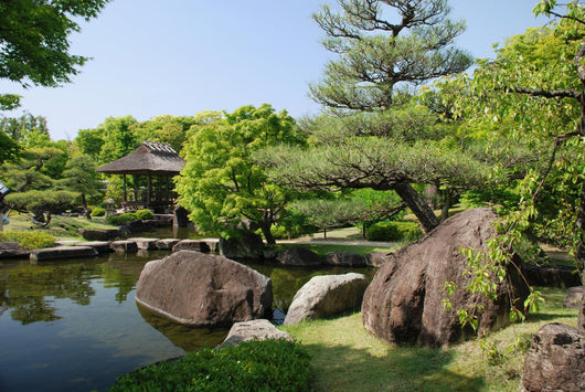Japanese Himeji Gardens Wall Decal