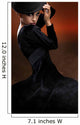 Fashion Style Dancing Lady Wall Decal