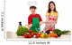 Healthy Kids Eating Vegetables Wall Decal