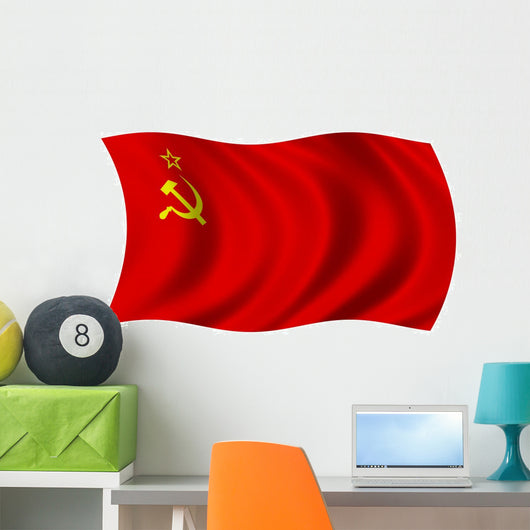 Soviet Union Flag Fahne Wall Decal