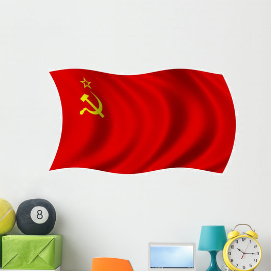 Soviet Union Flag Fahne Wall Decal