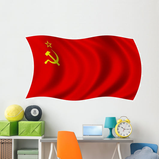 Soviet Union Flag Fahne Wall Decal