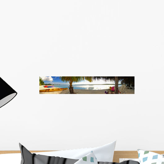 Aitutaki Panoramic Wall Decal
