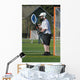 Boys Lacrosse Goalie Wall Decal