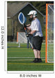 Boys Lacrosse Goalie Wall Decal