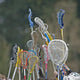 Lacrosse Sticks To-the-sky Wall Decal