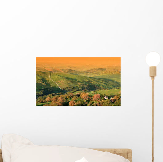 Colline Pugliesi Primavera Wall Decal