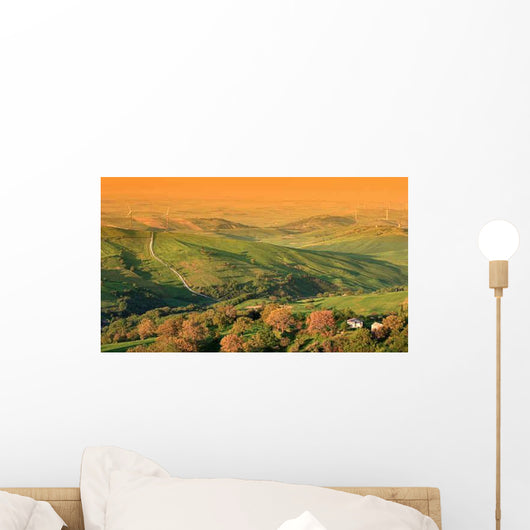 Colline Pugliesi Primavera Wall Decal