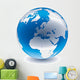 Global World Wall Decal