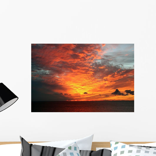 Sunset African Style Wall Decal
