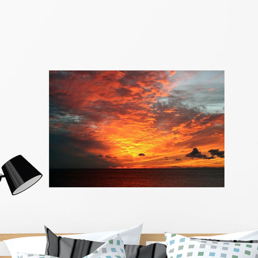 Sunset African Style Wall Decal