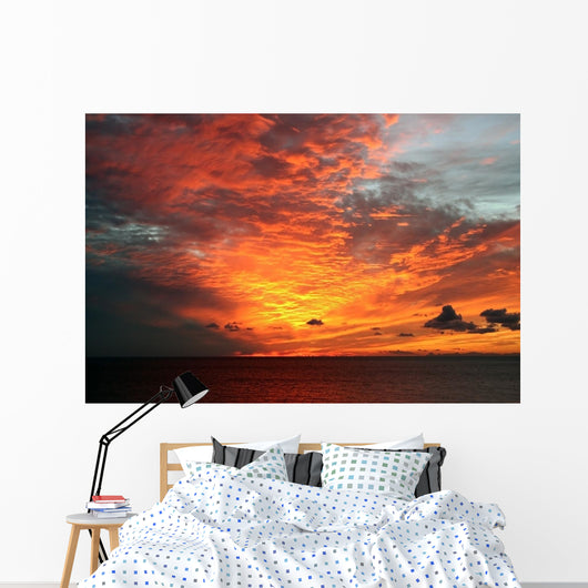 Sunset African Style Wall Decal
