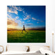Running Young Man Wall Decal