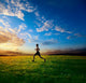 Running Young Man Wall Decal