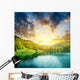 Green Water Lake Forest Wall Decal