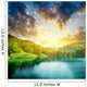 Green Water Lake Forest Wall Decal