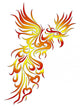 Phoenix Fire Bird Wall Decal