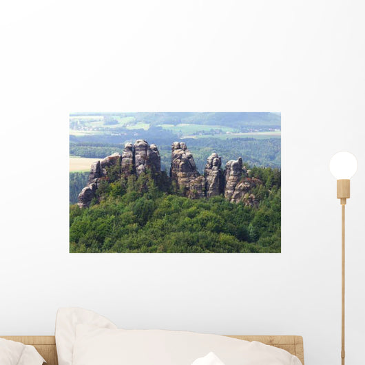 Schrammsteine Elbsandsteingebirge Wall Decal