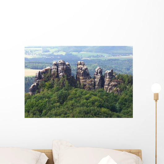 Schrammsteine Elbsandsteingebirge Wall Decal