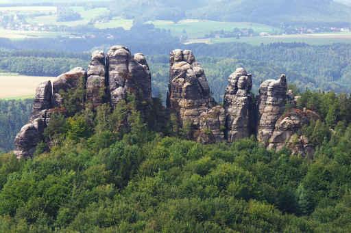 Schrammsteine Elbsandsteingebirge Wall Decal