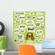Various Phrases Comic Bubbles Wall Decal