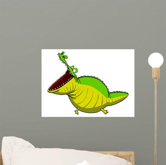 Happy Crocodile Wall Decal
