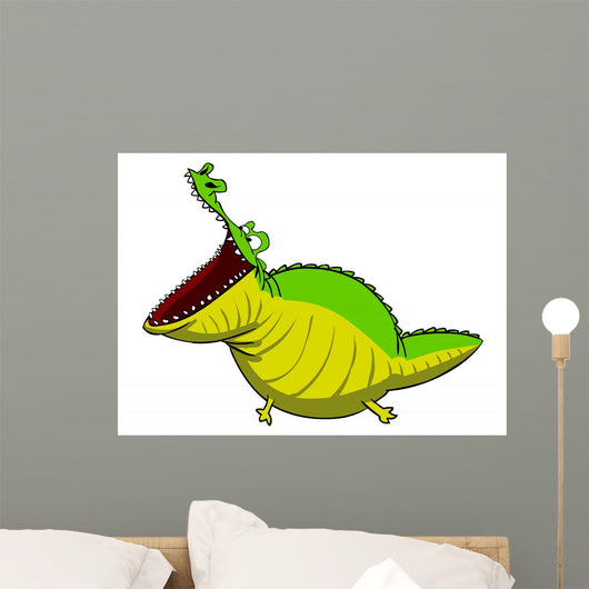 Happy Crocodile Wall Decal
