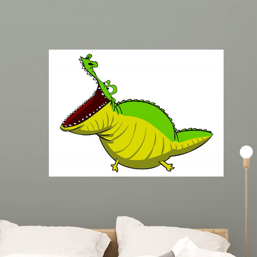 Happy Crocodile Wall Decal