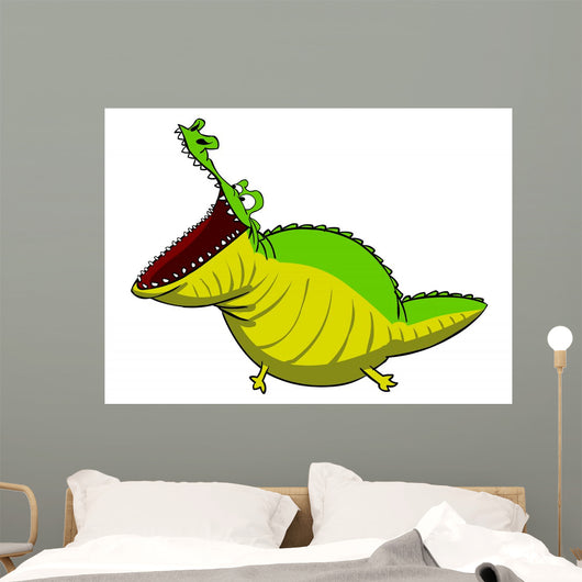 Happy Crocodile Wall Decal