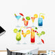 Cocktail Collection Wall Stickers