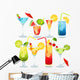 Cocktail Collection Wall Stickers
