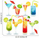 Cocktail Collection Wall Stickers