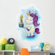 Cute Little Unicorn Wall Decal