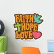 1970s Vintage Christian T-shirt Wall Decal