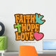 1970s Vintage Christian T-shirt Wall Decal